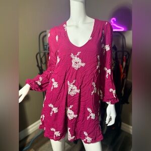 Free People Emma Embroidered Dress